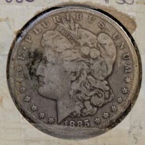 1885 MORGAN SILVER DOLLAR (P)- 140 yrs old